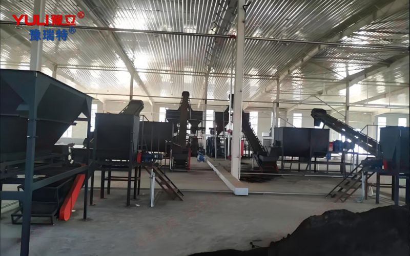 5000吨造粒有机肥生产线